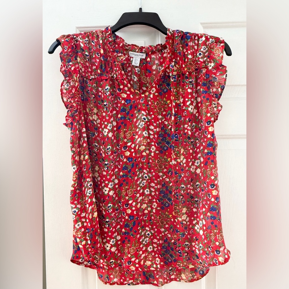 🆕 Carolina L Belle Floral Blouse